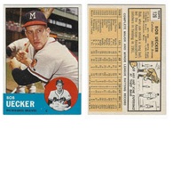 1963 Topps Base Set #126 Bob Uecker