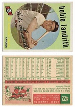 1959 Topps Base Set #422 Hobie Landrith