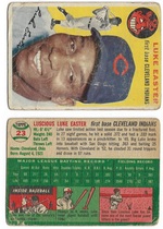1954 Topps Base Set #23 Luke Easter