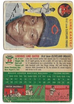 1954 Topps Base Set #23 Luke Easter