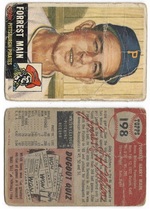 1953 Topps Base Set #198 Forrest Main