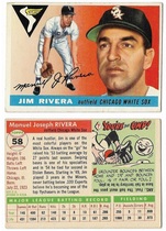 1955 Topps Base Set #58 Jim Rivera