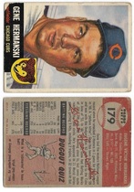 1953 Topps Base Set #179 Gene Hermanski