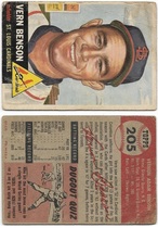 1953 Topps Base Set #205 Vern Benson