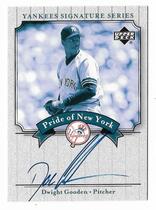 2003 Upper Deck Yankees Signature Pride of New York Autos #PN-GO Dwight Gooden