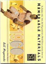 2002 Topps Tribute Memorable Materials #MEM-BM Bill Mazeroski