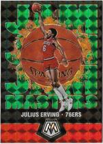 2019 Panini Mosaic Jam Masters Green #2 Julius Erving