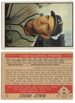 1953 Bowman Color #95 Wally Moses