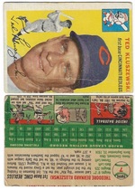 1954 Topps Base Set #7 Ted Kluszewski