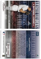 2003 Playoff Prestige League Leaders #LL-15 Randy Johnson