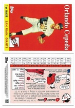 2010 Topps Cards Your Mother Threw Out Original Back Series 1 #CMT7 Orlando Cepeda