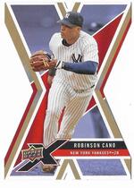 2008 Upper Deck X Die Cut Gold #71 Robinson Cano