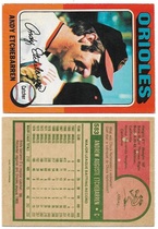 1975 O-Pee-Chee OPC Base Set #583 Andy Etchebarren