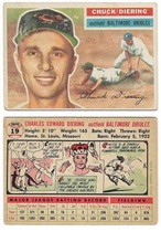 1956 Topps Base Set #19 Chuck Diering