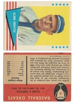 1961 Fleer Base Set #36 Clark Griffith