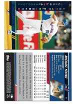 2008 Stadium Club Photographers Proof Blue #18 Michael Young