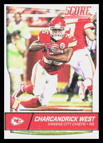 2016 Score Base Set #160 Charcandrick West