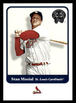 2001 Fleer Greats Of The Game #109 Stan Musial
