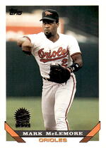 1993 Topps Base Set #55 Mark McLemore