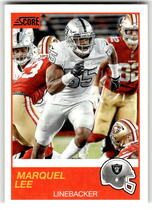 2019 Score Base Set #41 Marquel Lee