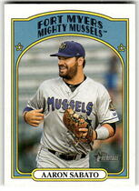 2021 Topps Heritage Minor League #22 Aaron Sabato