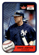 2001 Fleer Platinum #236 David Justice
