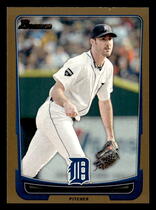 2012 Bowman Gold #77 Justin Verlander