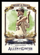 2017 Topps Allen & Ginter What a Day #WAD-66 Justin Verlander