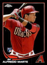 2013 Topps Chrome #189 Alfredo Marte