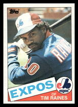 1985 Topps Base Set #630 Tim Raines