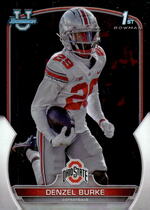 2022 Bowman Chrome University #25 Denzel Burke