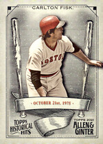 2021 Topps Allen & Ginter Historic Hits #HH-6 Carlton Fisk