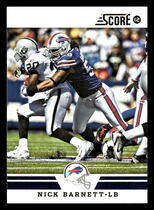 2012 Score Base Set #269 Nick Barnett