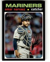 2020 Topps Heritage #28 Omar Narvaez