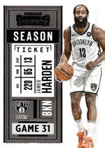 2020 Panini Contenders #94 James Harden
