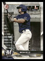 2018 Bowman Draft #BD-111 Micah Bello