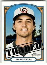2021 Topps Heritage Minor League #197 Terrin Vavra