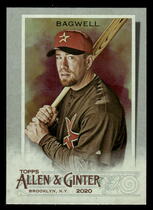 2020 Topps Allen & Ginter Silver Portrait #8 Jeff Bagwell