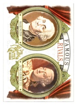 2022 Topps Allen & Ginter Famous Rivals #FR-9 George Washington|King George Iii