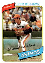 1980 Topps Base Set #69 Rick Williams