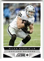 2013 Score Base Set #157 Miles Burris