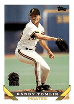 1993 Topps Base Set #416 Randy Tomlin