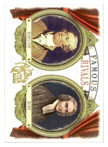 2022 Topps Allen & Ginter Famous Rivals #FR-1 Aaron Burr|Alexander Hamilton