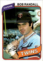 1980 Topps Base Set #162 Bob Randall