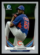 2014 Bowman Chrome Draft Top Prospects #CTP-72 C.J. Edwards