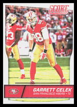 2016 Score Base Set #276 Garrett Celek