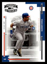 2004 Donruss Throwback Threads #44 Sammy Sosa