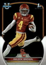 2022 Bowman Chrome University #83 Raleek Brown