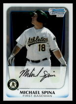 2011 Bowman Chrome Prospects #BCP30 Michael Spina