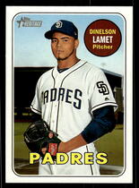 2018 Topps Heritage #190 Dinelson Lamet
